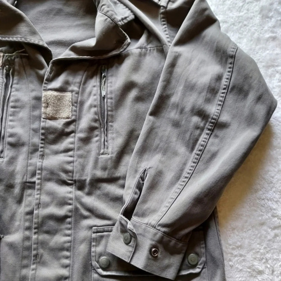 Vintage French Military Mageco Villefranche 1992 Field Utility Jacket Ol… - Picture 10 of 14